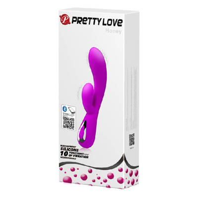 Wibrator Silikonowy Pretty Love Honey Rechargeable z Aplikacją