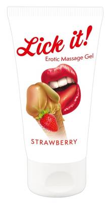 Żel Aromatyzowany Truskawką - Lick it Strawberry 50 ml