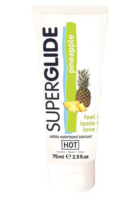 Żel poślizgowy o smaku ananasowym - Super Glide Pineapple 75 ml