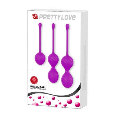 Zestaw 3 Kulek Stymulujących Pretty Love Kegel Ball