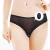 Czarne Wibrujące Majtki Damskie - iJOY Rechargeable Remote Control Lace Panty