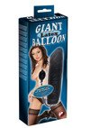 Czarny Pompowany Penis - Giant Latex Balloon