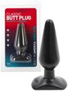 Czarny Średni Korek Analny Classic Butt Plug Medium