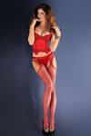 Czerwone Rajstopy Strip Panty 151 - Gabriella 636