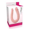 Dildo Dwustronne Podkowa z Żelu - Penis Real Rapture U-Shaped 6"