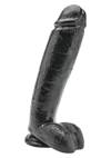 Duży Czarny Penis Gruby Trzon - Get Real 10"  26cm 