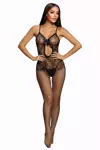 Fantazyjny Bodystocking Z Kokardką - LivCo Corsetti Magali