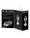 Klasyczna Szklana Wtyczka Analna Icicles No 44