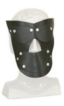 Maska z dopinanymi klapkami na oczy i usta Leder 8010