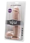 Ogromny Wibrujący Penis Z Przyssawką - Get Real 10" 25,8cm