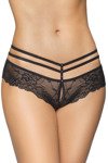 Otwarte Figi Damskie Soft Line 2476 - Czarne