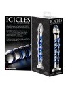 Szklane Dildo ze Spiralą Icicles No 5 Pipedream