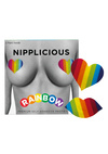 Tęczowe Ozdoby Samoprzylepne na Sutki - Nipplicious Rainbow Pasties