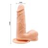 Wibrujące i Rotujące Realistyczne Dildo - Barbara Genie 5,7"