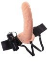 Żelowa Proteza Penisa dla Panów z Wibracją Fetish 8'' Vibrating Hollow Strap-On